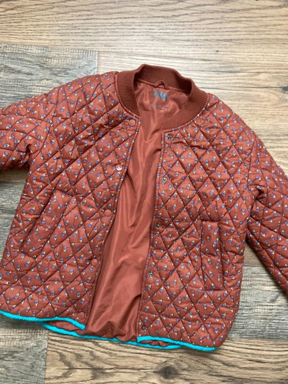 Girls Zara Quilted Jacket Sz 9-10